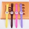 Mini Flexible Silicone Rubber Wristband Watch With Slap Strap DWG-R0117