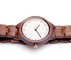 New product 2018 natural red sandal watch wood , handmade custom wood watch logo