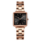 Women 3ATM Square Quartz Stainless Steel Watch Water Resistant