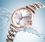 OEM Zinc Alloy Quartz Watch Lady 5 Atm Water Resistant Watch